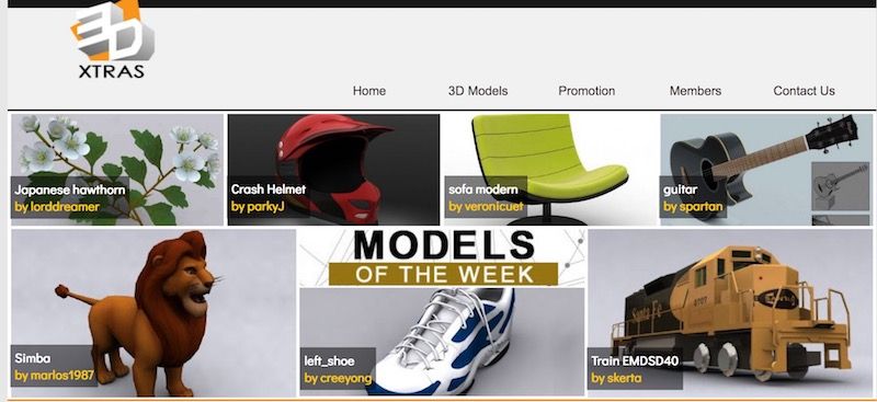 12 Website download mô hình 3D miễn phí tốt nhất hiện nay