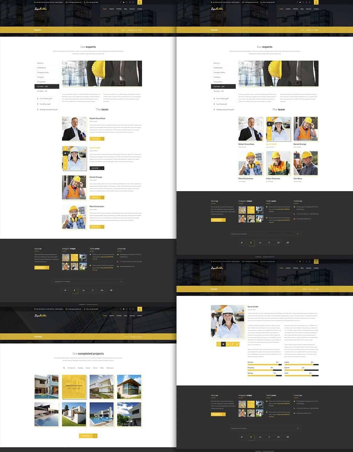 PSD Template Xây Dựng