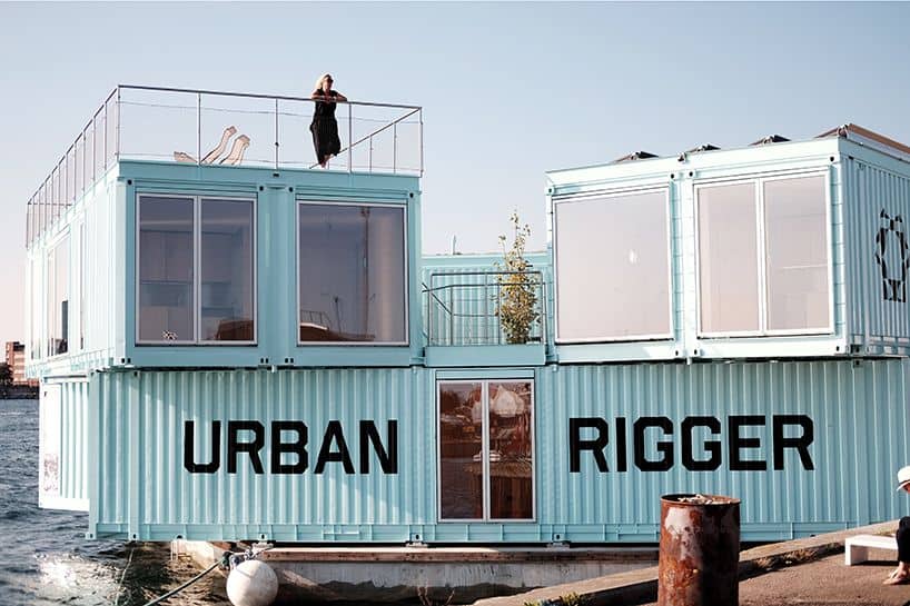Urban Rigger - Kiến trúc ký túc xá Container nổi độc đáo
