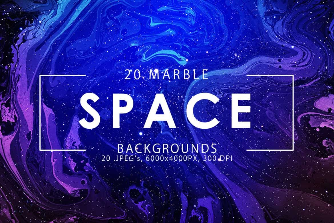 20 Space Marble Backgrounds - KS711