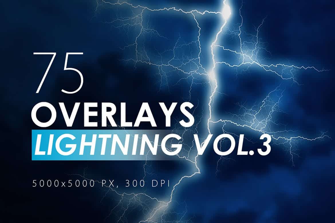 75 Lightning Overlays - KS715