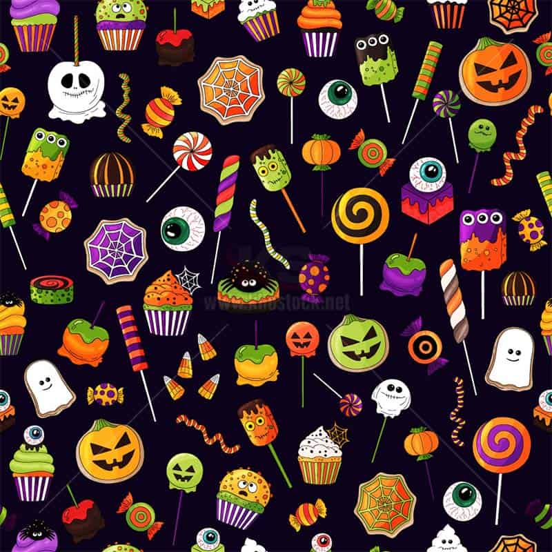 Vector Patterns Halloween tuyệt đẹp - KS1477