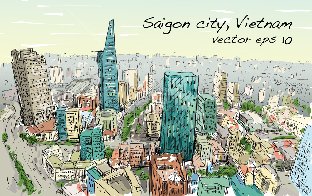 Vector Hồ Chí Minh tuyệt đẹp ấn tượng - KS1690