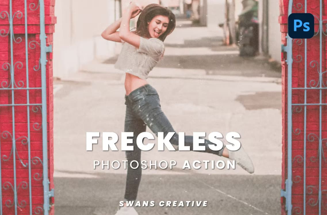 10 Photoshop Action Freckless tuyệt đẹp - KS2943