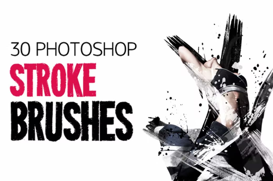 30 Brush Photoshop Stroke tuyệt đẹp - KS2999