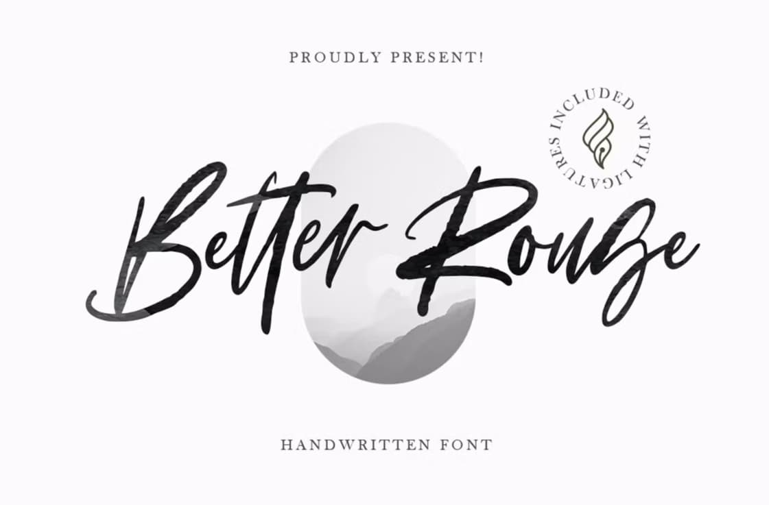 Font Chữ Better Rouge viết tay - KS2854