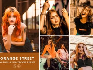 Orange Street Photoshop Action & Lightrom Presets - KS2895