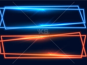 Background chữ nhật màu neon - KS3111