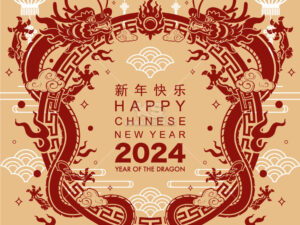 Background chúc mừng năm mới 2024 - TET187