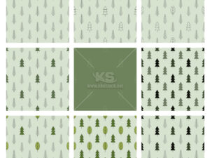 Pattern cây thông - KS3553