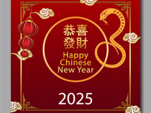 Vector Happy New Year 2025 - TET229